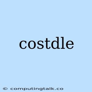 Costdle