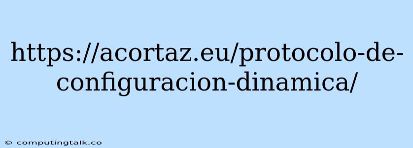 Https://acortaz.eu/protocolo-de-configuracion-dinamica/