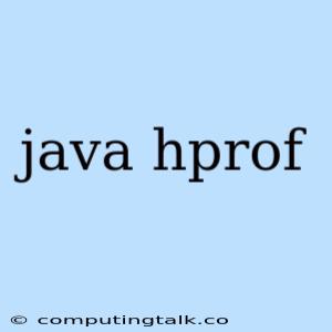 Java Hprof