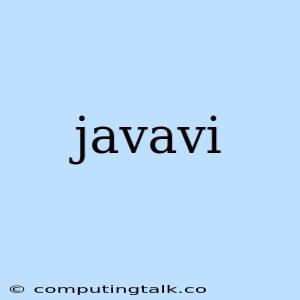 Javavi