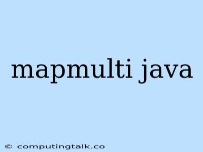 Mapmulti Java