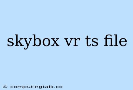 Skybox Vr Ts File