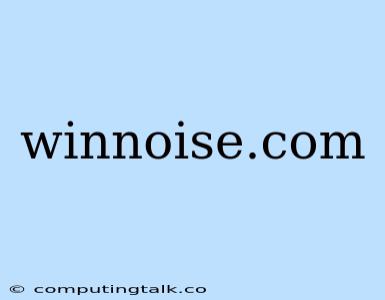 Winnoise.com